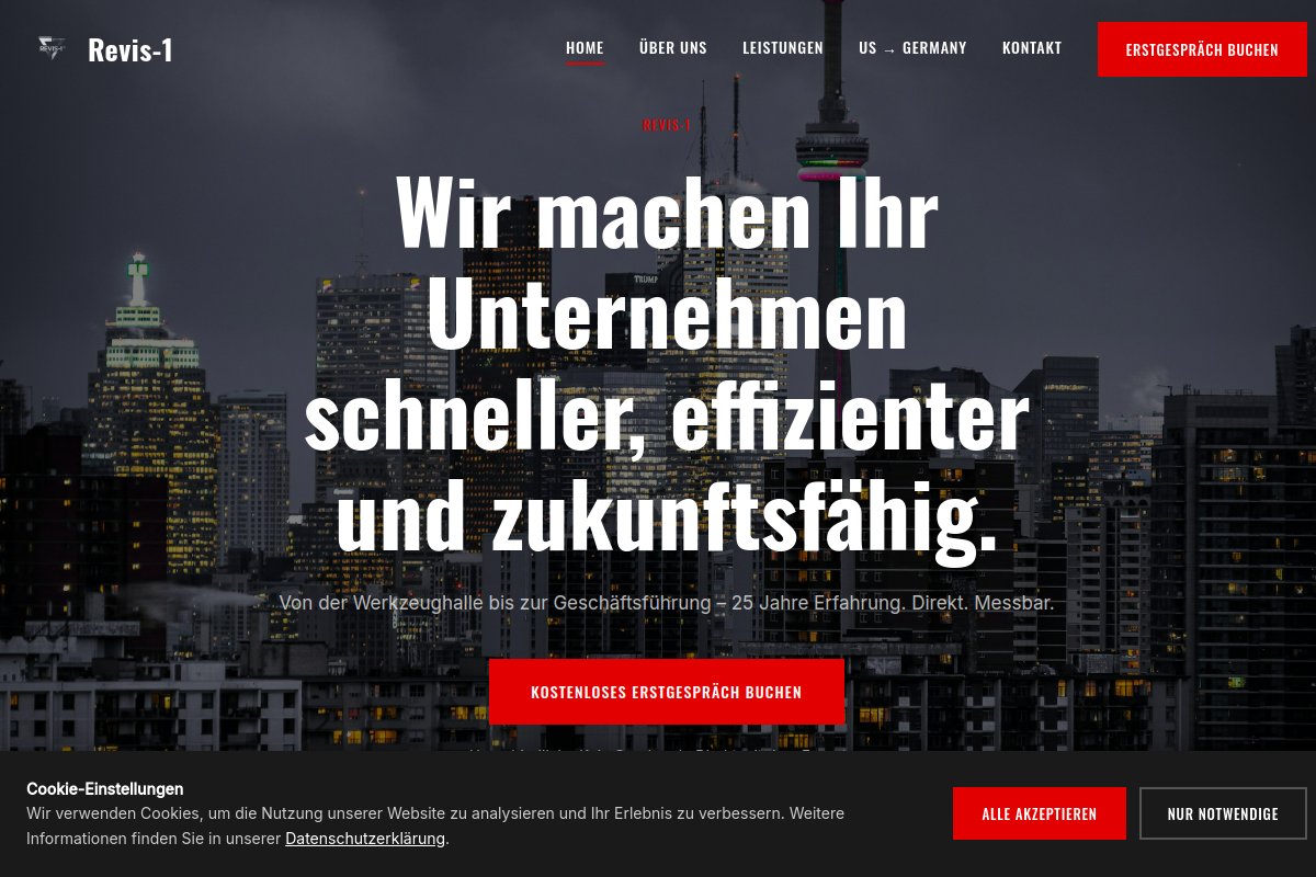 Revis-1 Website Preview